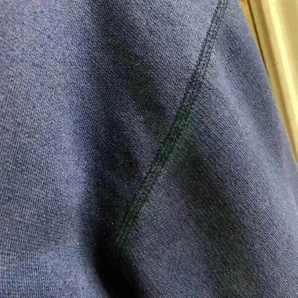 Vintage Outback Red Cardigan Men's Large Sweater Long Sleeves Button-up Navy - Picture 9 of 10